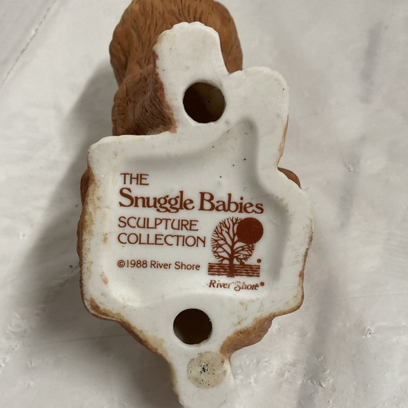 The Snuggle Babies Sculpture Collection 1988 River Shore Bunny Rabbit Figurine - Picture 7 of 14